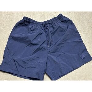 Vintage Nike Nylon Shorts‎ Youth Medium 8-10 90s Blue Athletic Soccer